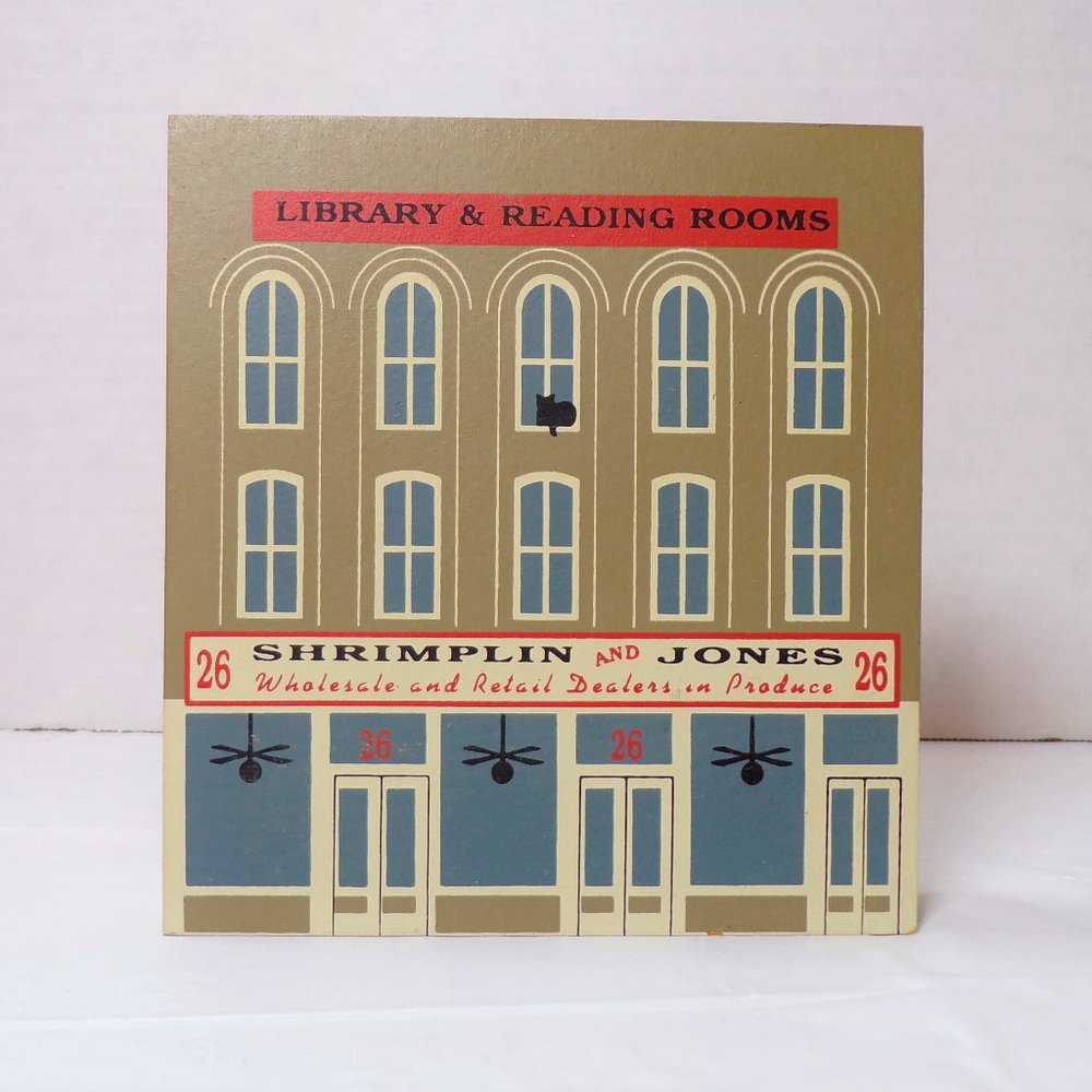 1993 The Cat's Meow Series XI Shrimplin and Jones Library Reading Produce Faline